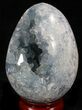 Gorgeous Celestine (Celestite) Geode Egg - Madagascar #37066-2